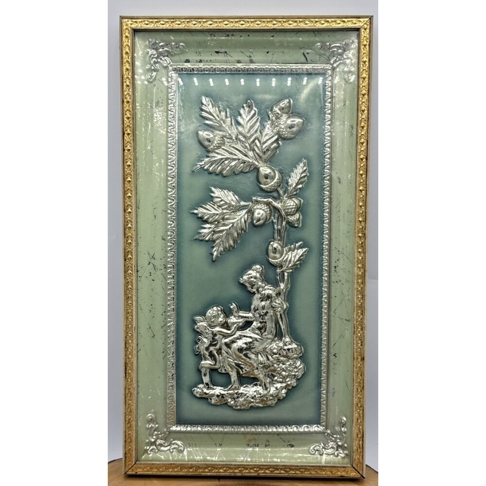 Metalcraft Wall Art Four Seasons Autumn Oak Acorns 3D Wall Art Greek Goddess 15”
